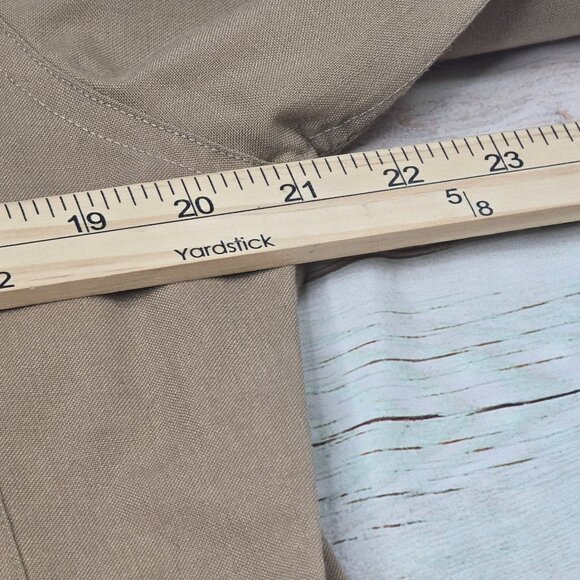 USMC Vintage Khaki Short Sleeve Dress Shirt, Men's 15 1/2 - Picture 6 of 7